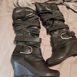 Sexy knee high boots
